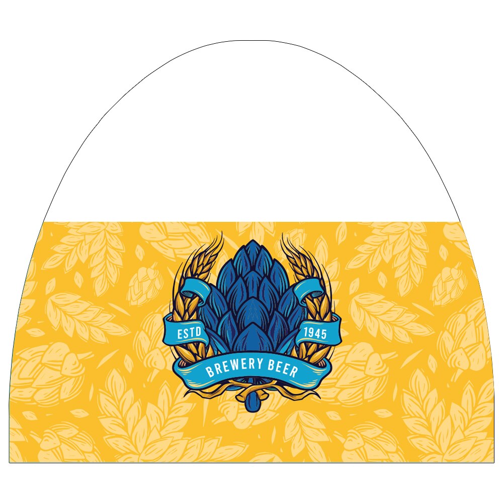 13.1 x 13.1 ft. Casita Breeze Backwall — Single Sided Graphic Package with Window